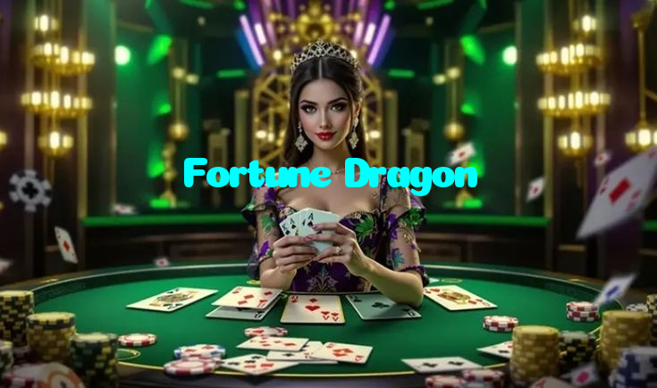 Fortune Dragon casino presented on mobile device in Pakistan with slots and live games